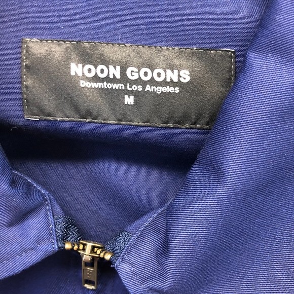 NOON GOONS Blue Varsity Jacket M - Picture 3 of 11
